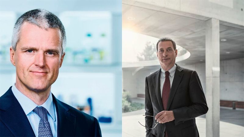 Stefan F. Heidenreich (l.) verstärkt den Verwaltungsrat bei Ottobock. Bereits im Januar wurde Heidenreich in den Verwaltungsrat berufen. Im Februar hat ihn das oberste Entscheidungsgremium zum stellvertretenden Vorsitzenden gewählt. Dr. Bernd Bohr (r.) soll den europäischen Aufsichtsrat der Ottobock SE & Co. KGaA weitere fünf Jahre führen.  (Ottobock)