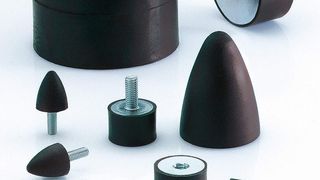 Gummipuffer zur schwingungsisolierten Lagerung dynamisch belasteter Maschinenteile. (Archiv: Vogel Business Media)