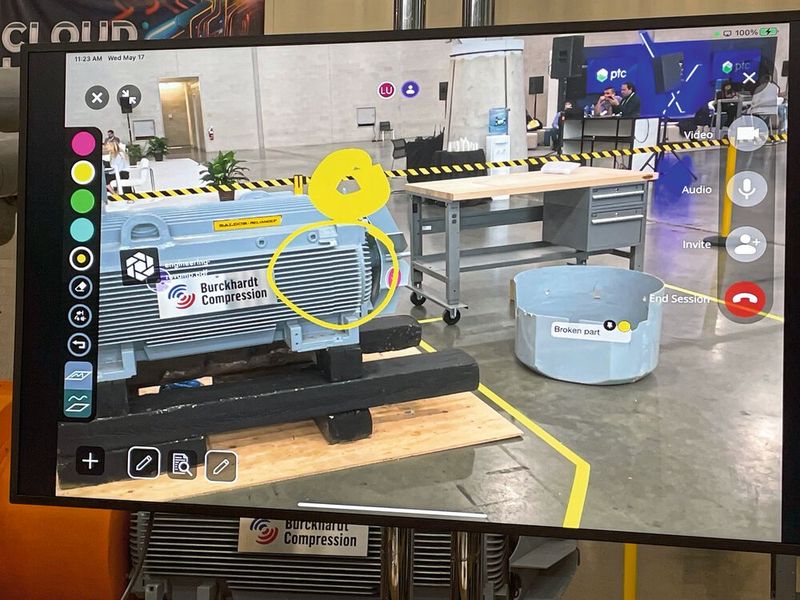 Auch der Schweizer Hersteller Burckhardt Compressions nutzt das Industrial Metaverse, ... (Bild: Drescher/VCG)