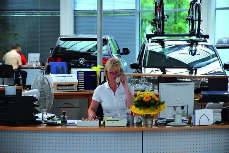 Freundlichkeit ist Trumpf beim Empfang. (Archiv: Vogel Business Media)