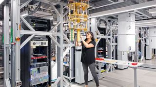 Quanten-Computer von IBM (Bild: IBM/Connie Zhou)