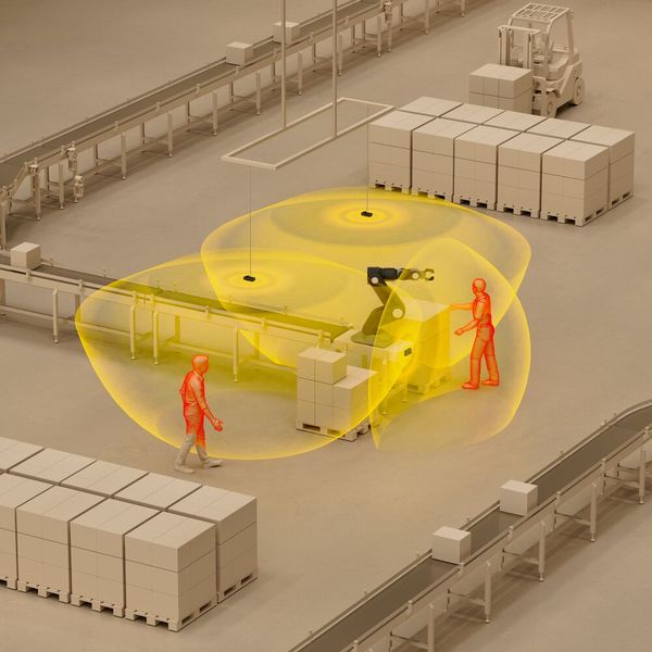 Der 3D-Ultraschallsensor Adar One ist für die sichere Erkennung von Personen gemäss den Anforderungen der europäischen Maschinenrichtlinie zertifiziert. (Bild: Sonair)