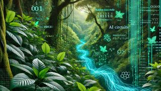 Der Autor Patrick Schaudel, Head of Product von Ionos, zeigt auf, wie KI-Modell-Hosting für Unternehmen einen Weg durch den KI-Dschungel eröffnen kann.  (Bild: Dall-E / KI-generiert)