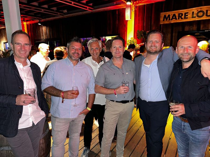 (v. l.) Michael Puls (Littlebit), Marco Ernst (ALSO), Uli Zimmermann, Markus Hollerbaum (S&K), Stefan Ebnöther und Tom Kompes (Littlebit). (Bild: Vogel IT-Medien)