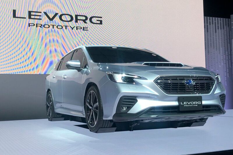 Am Stand von Subaru gibt es einen Ausblick auf den neuen Levorg zu sehen. (press-inform )