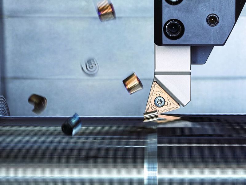 Dank einer stabilen Klemmung eignen sich einige Werkzeuge zum Schruppen und Schlichten. (Bild: Tungaloy)