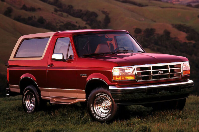 Die bislang letzte Generation des Bronco wurde 1996 eingestellt. Für 2020 ist das Comeback angekündigt. (Ford)