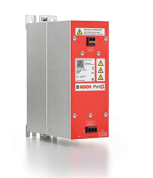 Einfach, praktisch, leistungsstark und mit höchster Usability: Neues aktives Energiemanagementgerät PxtKX der Michael Koch GmbH, im Bild mit einem Energiemodul (2 kJ). (Bild: Michael Koch GmbH)