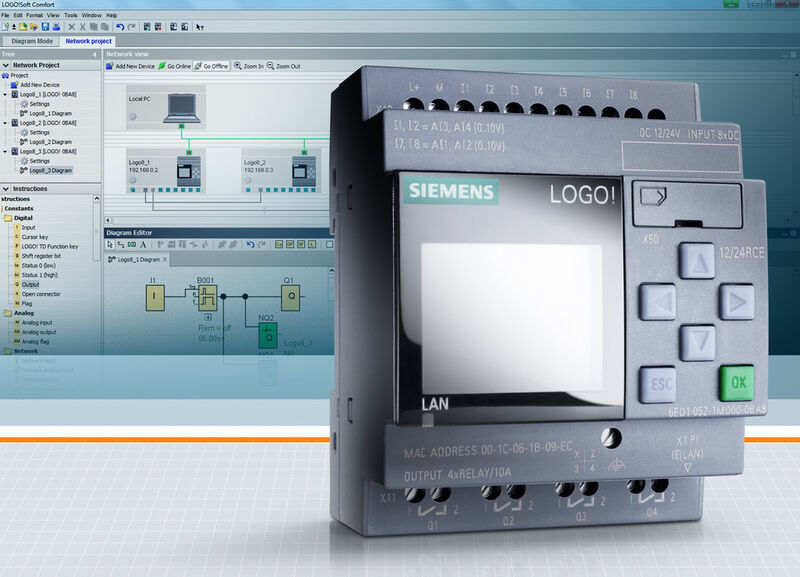 Mit der Logikmodul-Reihe Logo! 8 für kleinere Automatisierungslösungen in Industrie und Gebäude bringt die Siemens-Division Industry Automation eine komplett neue Gerätegeneration auf den Markt. (Bild: Siemens)