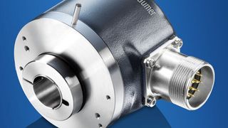 Als Feedbackdrehgeber an getriebelosen Synchronmotoren bietet der Absolutwertgeber GBPAS mit BiSS-C-Schnittstelle gute Voraussetzungen. (Bild: Baumer)