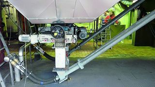 Die pneumatische Förderanlage ermöglicht eine direkte Flugkoksrückführung und -einblasung in den Feuerungsraum.  (Bild: IGS Dosiertechnik)
