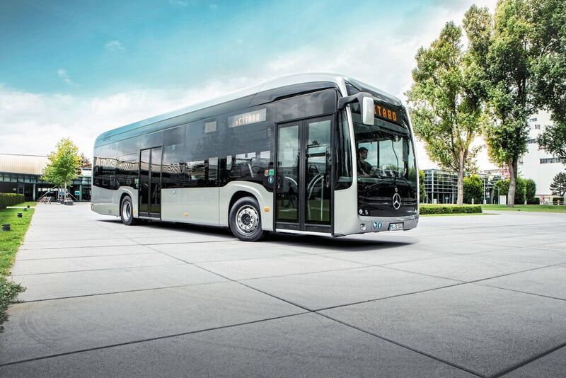 Mercedes-Benz hat den „eCitaro“ vorgestellt, einen rein elektrisch angetriebenen Stadtbus. (Daimler)