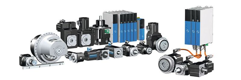 Für gesteuerte, energieeffiziente Antriebe in der Automatisierungstechnik stellt Stöber sämtliche Komponenten in einer Vielzahl Varianten zur Verfügung. (Bild:  Stöber)