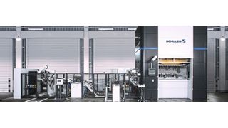 Die neue Servopresse MSP 400 von Schuler bietet viele smarte Funktionen, hohe Produktivität, Prozesssicherheit und intuitive Bedienbarkeit. (Schuler)