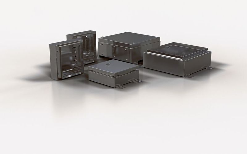 Bis zu 40.000 verschiedene Edelstahlgehäuse-Varianten können mit dem neuen Rose-Modular-System konstruiert werden. (Rose Systemtechnik)