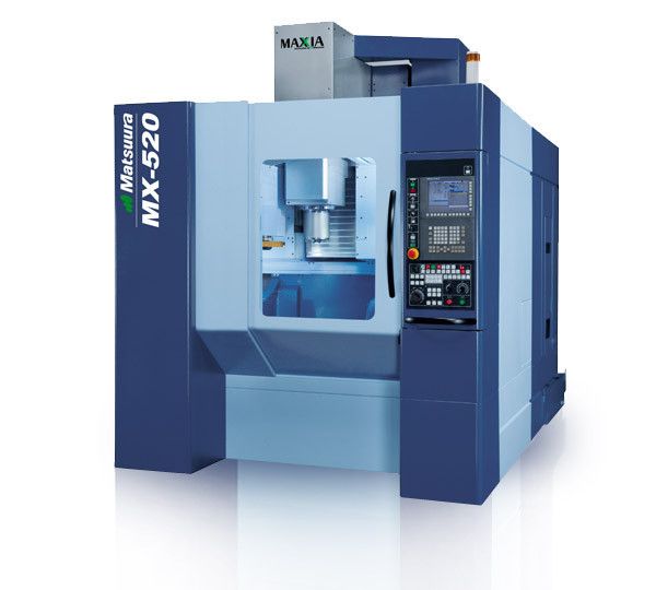 Matsuura MX-520, un centre d'usinage de haute précision, se distinguant par une grande stabilité et  5 axes simultanés. (Matsuura et Newemag AG)