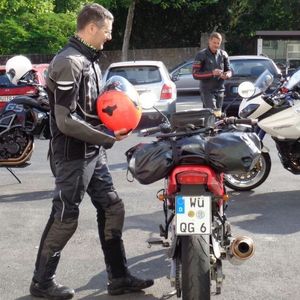 Frühstart zur Erkundungstour im Würzburger Stadtteil Sanderau.