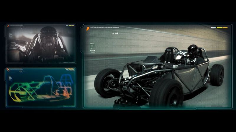 Dazu wurden über 20 Millionen Datensätze gesammelt und ausgewertet – beispielsweise von den Kräften, die auf das Fahrzeug wirken, oder von den Hirnströmen des Fahrers.  (Autodesk)