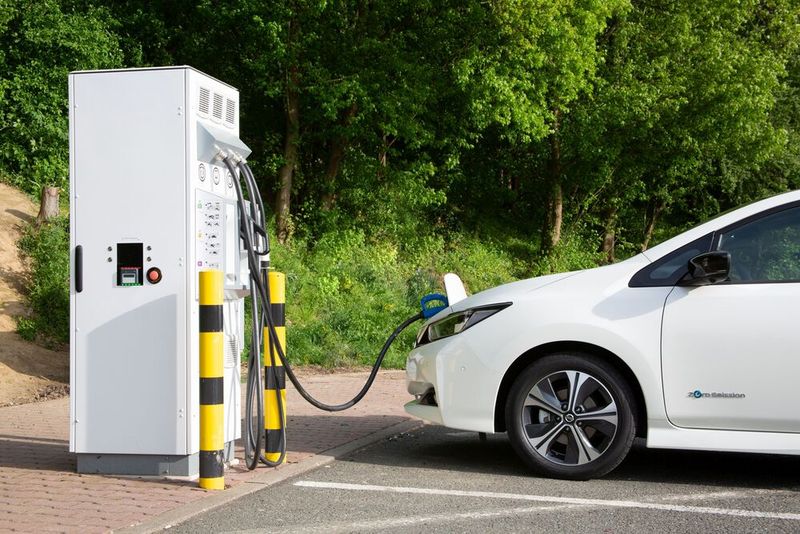 Der Nissan Leaf setzt auf Chademo.