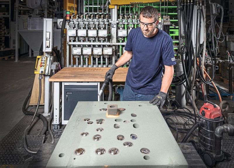 Fertigung des Gehäuses der BMW-Brennstoffzellen.  (Bild: BMW)