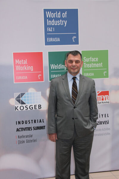 MIB-Verbandschef Yusuf Öksüzömer: „Der türkische Maschinenbau ist in einer guten Posi-
tion.“ (Bild: Kraus)