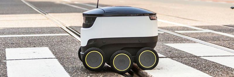 Autonomer Zustellroboter von Starship Technologies für die innerstädtische Belieferung(Bild:  Starship Technologies)