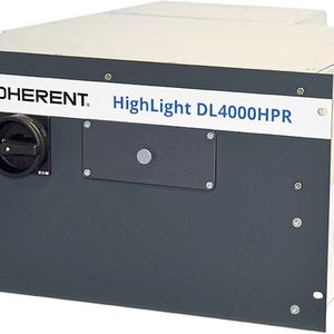 Coherent hat sein leicht integrierbares Lasersystem namens Highlight DL 4000 HPR vorgestellt. Es handelt sich um einen Hochleistungsdiodenlaser für die Metallbearbeitung.(Bild:  Coherent-Rofin)
