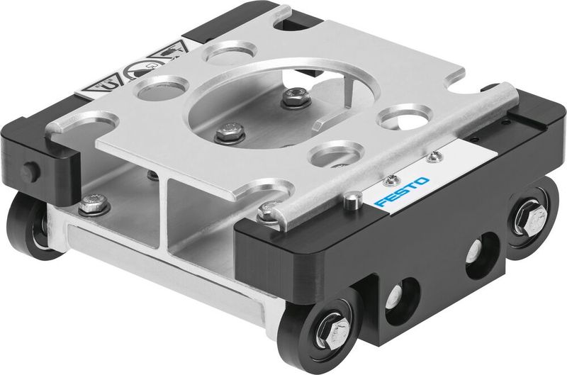 Die Transportwagen des Systems bewegen sich unabhängig voneinander. (Bild: Festo)