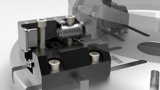 Große Werkstücke sicher gespannt halten! Und zwar durch das Force Monitoring System, kurz FMS, von Jakob Antriebstechnik, das jetzt in zwei Ausführungen angeboten wird. (Jakob)