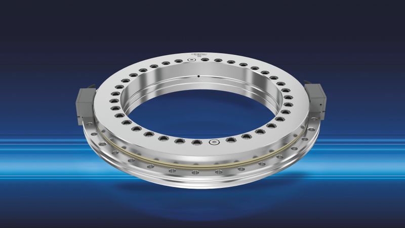 RTB-ABS mit integriertem Absolutwertgeber: Der Lager-Typ ist jetzt noch präziser und leistungsfähiger bei gleichzeitig verbesserter Steifigkeit. (Bild:  Unitec/Rodriguez GmbH)