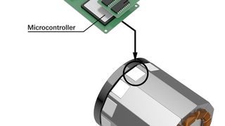 Schematische Darstellung einer elektrischen Antriebsmaschine mit mechatronisch hochintegrierten Leistungselektronikmodulen. (Bild: Richter/ZF Friedrichshafen)