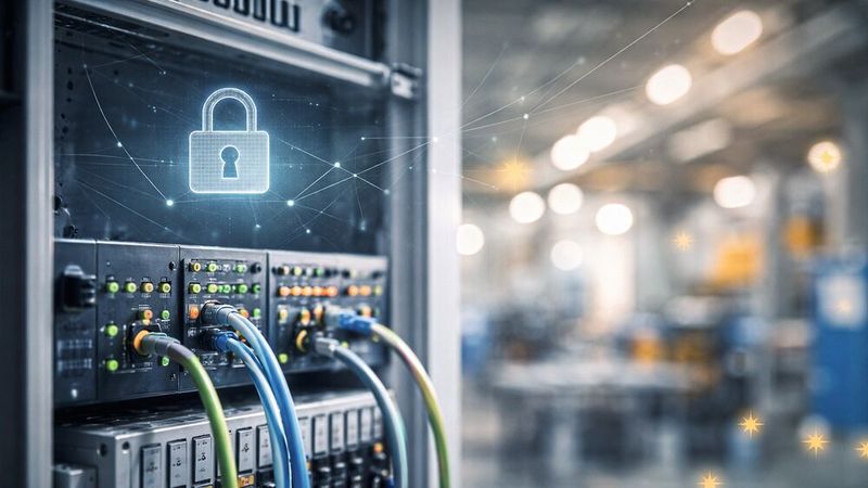 Cyber Resilience Act: Hersteller müssen Ende 2027 Cybersicherheitsrisiken ihrer „Produkte mit digitalen Elementen“ nachweisbar beherrschen. PI sieht Profinet dafür bereits heute als Basis und will mit V2.5 ab Mitte 2026 zusätzliche Security-Bausteine liefern.(Bild:  Dall-E / KI-generiert)