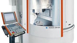 Bild 1: Für die Hochgeschwindigkeitsbearbeitung entwickelt: das Fräszentrum Mikron XSM 400 von Agie-Charmilles. Bild: Agie-Charmilles (Archiv: Vogel Business Media)