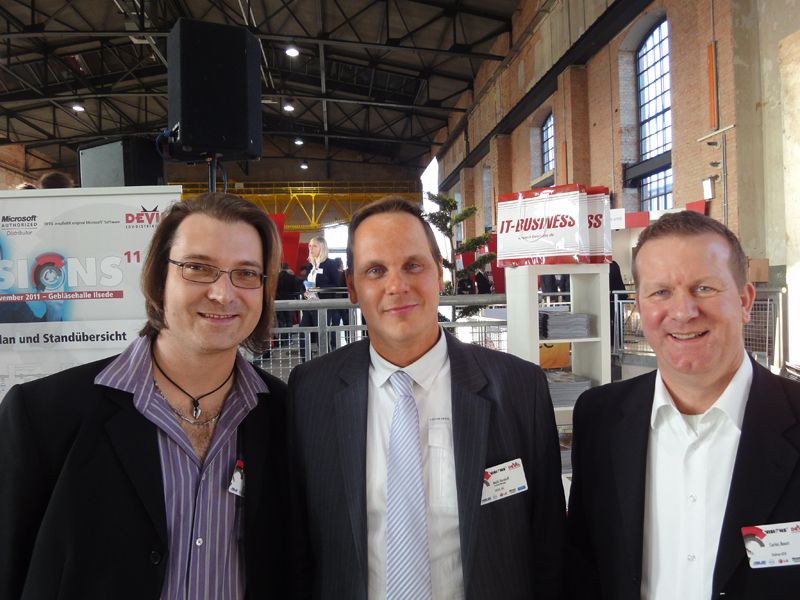 Stephan Wobig, Askom, Maik Haseloff, Devil, und Carlos Baart, Online-USV (Archiv: Vogel Business Media)