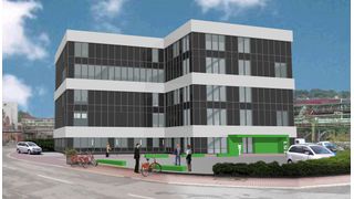 Modell des zukünftigen Technikums Zellbiologie im Pharma- und Chemiepark Wuppertal  (Bild: Bayer HealthCare)