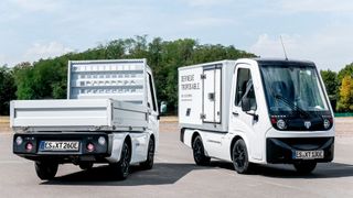 Der deutsche Ableger des US-Unternehmens Tropos Motors bietet seit Frühjahr 2020 den elektrischen Kleintransporter Able an. Die Preise starten bei 18.000 Euro. (Bild: Tropos Motors Europe GmbH)