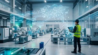 Smart Manufacturing in der Praxis: Der Schritt von isolierten Insellösungen hin zu einer werksübergreifend vernetzten Datenarchitektur bleibt für viele Hersteller die größte Hürde. (Bild: Gemini / KI-generiert)