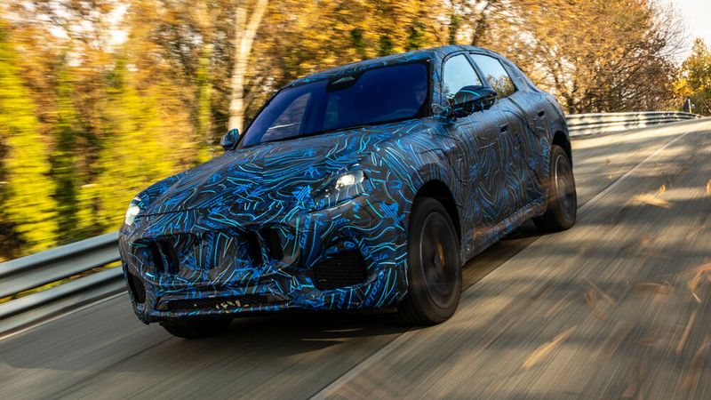 Der Maserati Grecale ist noch getarnt. (Bild: Maserati)