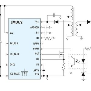 Bild 1: Bei der Front-Aux-Lösung wird die zusätzliche Stromversorgung an das Front-End des PD gemultiplext und über den Hot-Swap-Teil eingespeist