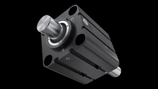 Braking pneumatic cylinders: With safety certification according to DIN EN ISO 13849-1/-2, the clamping and braking elements of the CBPS series from Zimmer are suitable for safety-critical applications. (Source: Zimmer)