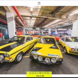 Unter dem Motto „Rallye Racing“ gibt es legendäre Rallyefahrzeuge zu sehen. Echte Highlights sind dabei die Siegerautos von Walter Röhrl – Europameister 1974 auf Opel Ascona und Weltmeister 1982 auf Opel Ascona 400 – sowie von Jochi Kleint, Europameister 1979 ebenfalls auf Opel Ascona.(Bild:  Opel Automobile GmbH)