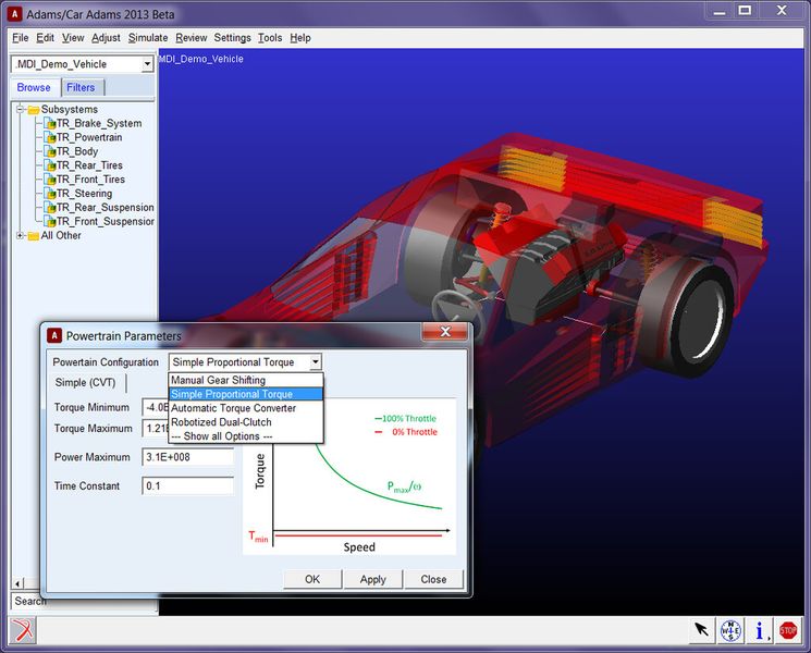 Die Version Adams 2013 soll Maschinenbauingenieure dabei unterstützen, Systeme und Subsysteme zu modellieren. (Bild: MSC)