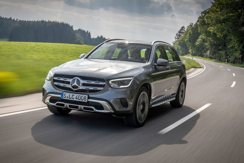 Der GLC von Mercedes-Benz tritt nach vier Jahren nun mit einem großen Facelift in die zweite Phase seines Lebenszyklus. (Daimler)
