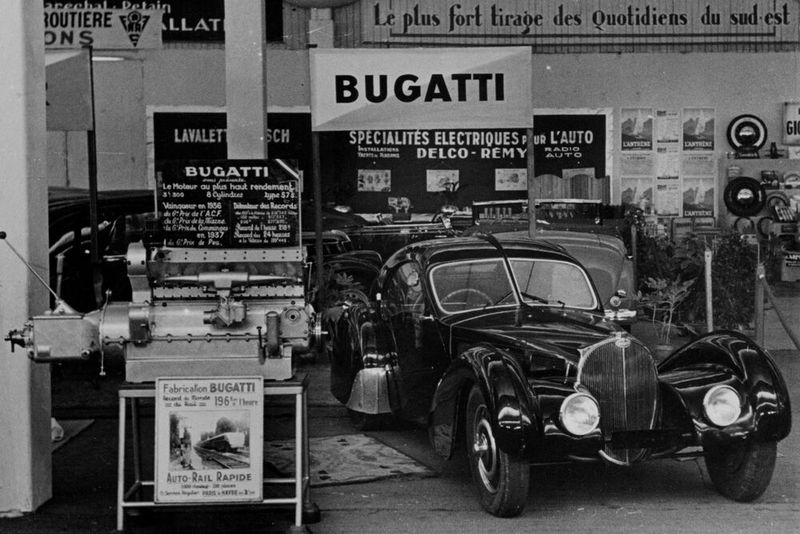 Von den vier produzierten Exemplaren sind drei erhalten. Der SC Atlantic Nummer zwei, der zunächst im Bugatti-Besitz blieb, ist verschollen. (Bild: Bugatti)