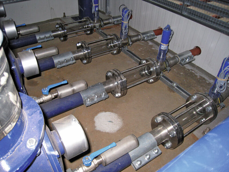 Der Braunkohlenstaub wird in die vier Rauchgasleitungen eingedüst (Bild: IB Verfahrenstechnik)