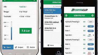 Eine Smartphone-App für I-Phones und Android-Smartphones ermöglicht die Überwachung der I/O-Module. (Bild: Conta-Clip)