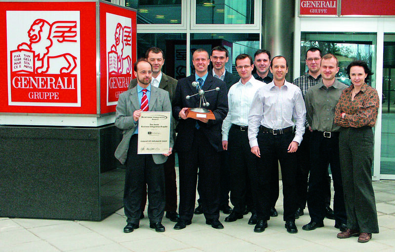 Für das Projekt wurde das EAI-Team der Generali mit dem »Business Integration Award 2006« ausgezeichnet. (Archiv: Vogel Business Media)