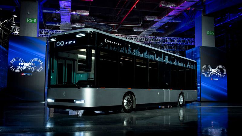 Der E-Bus von Foxconn könnte schon im kommenden Jahr seinen Dienst aufnehmen. (Bild: Foxconn)