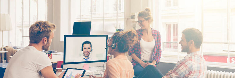 Virtuelle Meetings werden immer beliebter.