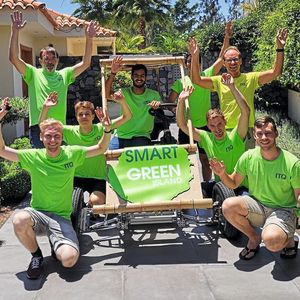 Der Prototyp für das „Bamboo Solar Car“ entstand während des Makeathons im letzten Jahr ...